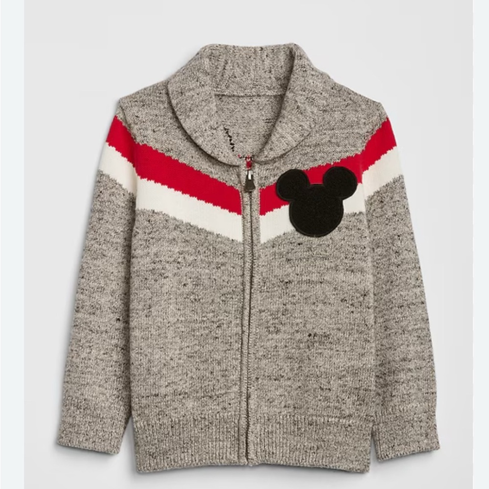 Gap x Disney Mickey Mouse zip up cardigan
